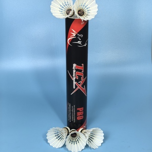 Pluma de bádminton <span class=keywords><strong>TCX</strong></span> PRO de alta calidad y duradera, hecha de plumas de ganso, ecológica, de nivel profesional para torneos, con vuelo estable. - Product Image 5