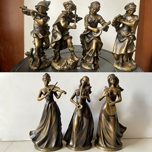 Escultura de la Diosa de la Caza al por Mayor, Estatua Fundida de Artemisa Diana con Acabado Verdigris para <span class=keywords><strong>Hotel</strong></span>, Museo, Jardín - Product Image 2