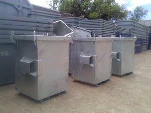 Crane Lift Skip Waste <strong>Bin</strong> With Lid Steel Dumpster Container For <strong>Scrap</strong> Metal Recycling And Solid Waste Management Customizable - Product Image 6