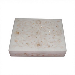 Beautiful <b>Big</b> Size Mother of Pearl Inlay Marble <b>Box</b> for Arabian Eid Festival and Home Decor Marble <b>Jewelry</b> Boxes Manufacturer - Product Image 1