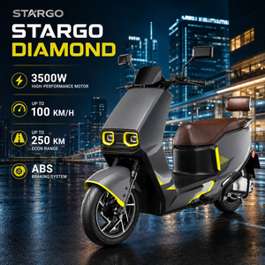 STARGO Diamond 2500W 3000W 3500W <span class=keywords><strong>Moto</strong></span> Électrique Haute Vitesse Type Streetbike avec Batterie Lithium 72V 110Ah ABS et Longue Autonomie - Product Image 1