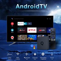 TVBOX Nuevo Modelo Q1 ATV Android 10 Smart TV BOX Quad-core Allwinner H313 WiFi 5G de Doble Banda 4K con Control por Voz