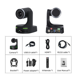 Cámara PTZ con IA 4K UHD / 1080P HD, 20X / USB3.0+LAN+3G-SDI, para Clases en Vivo - Product Image 3