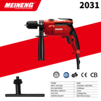 Perceuse à percussion filaire MEINENG 0-3000 tr/min 13 mm à vitesse variable 850 W pour le perçage du bois, du métal et du béton
