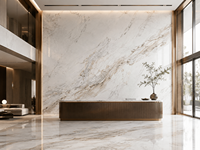 Dalles de marbre Bianco Oro pour îlots de cuisine, plans de travail de salle de bain, comptoirs de bar, escaliers, panneaux à motifs, dessus de table, carreaux de sol