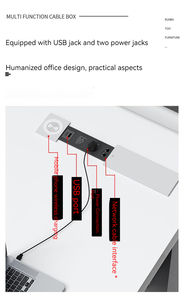 Table de patron de peinture de cuisson blanche bureau moderne Simple de <span class=keywords><strong>directeur</strong></span> de mode Table de <span class=keywords><strong>directeur</strong></span> de bureau de grande classe - Product Image 6