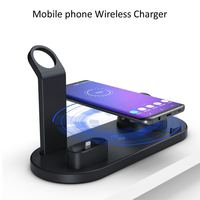 Station de charge sans fil 6-en-1 en gros pour smartphone, montre et écouteurs – Hub de charge rapide de bureau pour Pro Max