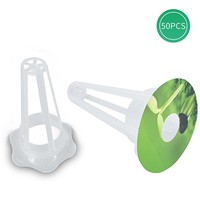 DD3190 50 pièces système de culture hydroponique à partir éponges de croissance paniers étiquettes accessoires de jardin Kit de gousses de graines