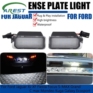 2Pcs Eclairage de plaque d'immatriculation pour <span class=keywords><strong>Ford</strong></span> KUGA <span class=keywords><strong>S</strong></span> MAX MONDEO MK4 <span class=keywords><strong>MK5</strong></span> MK2 <span class=keywords><strong>FIESTA</strong></span> 2008-2019 FOCUS ABS Plastic 12V LED Number Signal Light - Product Image 4
