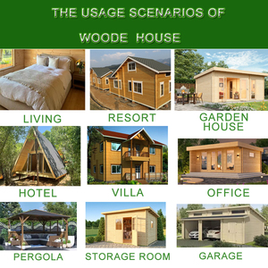 Casa de Vacaciones Modular de Madera de Lujo al por Mayor, Villa Personalizada en <span class=keywords><strong>la</strong></span> Orilla del Mar, Cabañ<span class=keywords><strong>a</strong></span> de Madera con Piscina Infinita Privada, Certificación CE - Product Image 5