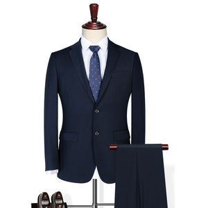 Costumes et blazer pour hommes Costumes coupe ajustée pour mariage au bureau Manteau de <span class=keywords><strong>gentleman</strong></span> Costume formel pour hommes Vestes classiques en rayonne - Product Image 4