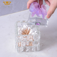 SAINT-VIEW Cristal Madkhan Brûleur Mubkhar Bakhoor Censer Tray Set Liuli Decor