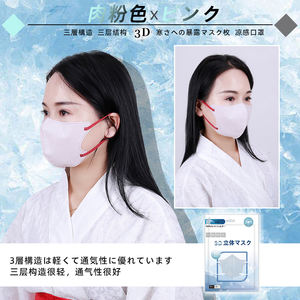 Pabrik Cina masker wajah sekali pakai keren <span class=keywords><strong>3</strong></span> lapisan kualitas terbaik masker wajah untuk musim serbuk sari - Product Image 6