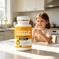 Complément alimentaire quotidien pour adultes, soutien antioxydant, 1000 mg, comprimés de vitamine C liposomale