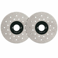 Disque de coupe ultra-fin de 100 mm pour dalles de pierre, disques de coupe et de meulage diamantés brasés pour dalles de porcelaine, quartz, granit, marbre