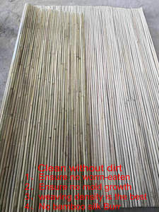 Clôture de jardin en <span class=keywords><strong>bambou</strong></span> naturel 6Ft H X 16Ft W Eco-Friendly Easy-Assembly Split Slat Screen pour balcons et intimité - Product Image 2