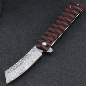 GT-8883 Damas Couteau Pliant Africain Palissandre VG10 Lame Tactique Chasse Camping Survie Cadeau EDC Couteau Tunafire - Product Image 2