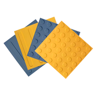 Baldosas Táctiles de Plástico PVC TPU, Indicador Táctil ABS, Tira Táctil Autoadhesiva con Adhesivo para Personas Ciegas