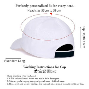 Quantité minimale de commande bas Chapeaux classiques Logo personnalisé Chapeaux classiques universels Chapeau classique en coton uni avec logo personnalisé - Product Image 6