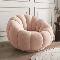 Canapé compact moderne en tissu style nuage compressé en nid d'abeille, idéal pour studio, appartement ou bureau