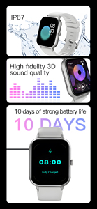 NUEVO Reloj inteligente Pantalla grande de 1,9 pulgadas ECG Salud Monitoreo del sueño AI Asistente de voz BT Llamada Fitness Deporte Smartwatches - Product Image 4