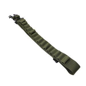 DF23 0623 Cinturón Táctico Ajustable de Nailon con 10 Bolsillos para Municiones para Caza y Uso al Aire Libre - Product Image 4