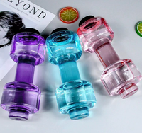Bouteille de shaker de protéine d'haltère en plastique de vente chaude 500ml pour des événements sportifs et des vacances