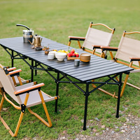 Table de pique-nique pliante moderne, légère et portable, durable, pour l'extérieur, le jardin, la plage, le camping, l'hôtel