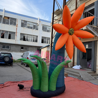 Ballon gonflable géant de 12 pieds de haut avec ventilateur intégré, facile à installer pour la décoration extérieure