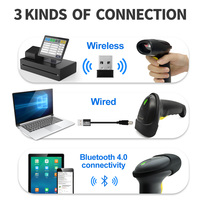 Xincode-Lector de código de barras con dientes azules, escáner de escaneo de código qr portátil, escáner de inventario, app, X-9201B, móvil, 2D
