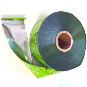 Biodegradabile formato personalizzato a colori stampato rottami cibo pellicola sacchetto PE PET rotoli di pellicola di plastica per caffè e cioccolato patate