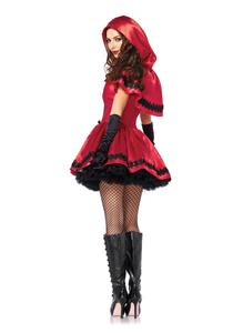 Nouveauté, costume sexy <span class=keywords><strong>de</strong></span> petite rouge cape pour femmes adultes, inspiré <span class=keywords><strong>de</strong></span> la série télévisée et du film, robe d'Halloween pour soirée à thème - Product Image 3