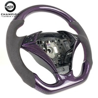 Volant de voiture personnalisé en cuir et fibre de carbone pour BMW E92 E93 E90 E91 E60 E80 E83 E84 E85 E89, accessoires de voiture