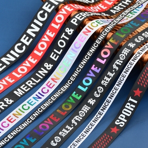 Tái chế Polyester jacquard bán personolized <span class=keywords><strong>8cm</strong></span> ban nhạc đàn hồi dệt cho phòng tập thể dục - Product Image 1