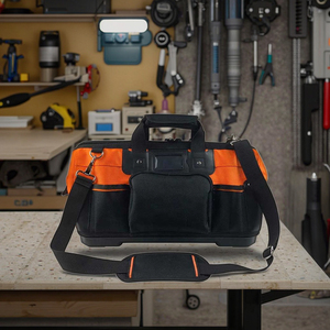 High Quality High Load Bearing <b>Heavy</b> <b>Duty</b> Kit Reinforced Webbing Large Capacity Waterproof Oxford Durable Shoulder <b>Tool</b> <b>Bag</b> - Product Image 6