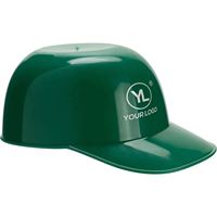 Conteneur alimentaire personnalisé en forme de casque de baseball, mini, multicolore, sans BPA, en PP, écologique, avec logo sur mesure, vente en gros à prix abordable