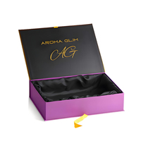 Caja de Cartón de Lujo Personalizada para Extensiones de Cabello Humano con Cinta de Satén, Caja de Regalo para Pelucas, Caja para Accesorios para el Cabello