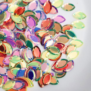 Confettis brillants en forme de coquillages de 14 mm, paillettes en PVC pour bricolage, confettis sirène, paillettes brillantes en forme de coquillages, paillettes en vrac pour couture - Product Image 5