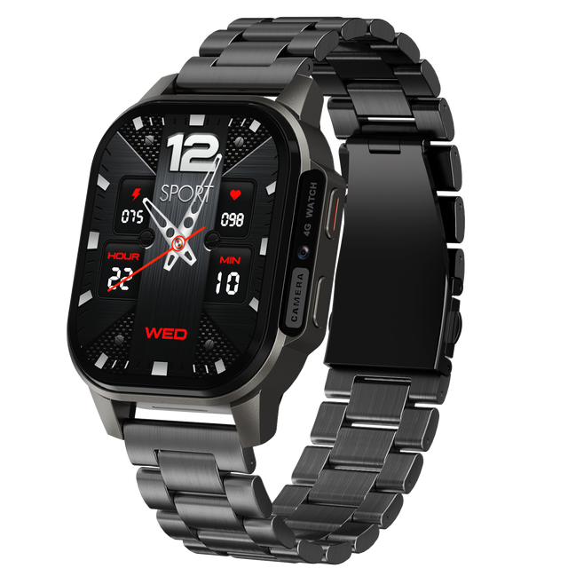 Amoled Screen 4G LTE GPS Android Smart Watch Phone WIFI BT Programmable Smartwatch With Camera and API and SDK and SOS Call