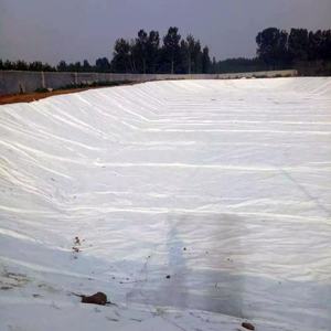 Matériaux imperméables de construction routière Géotextile de tissu non tissé de fibre synthétique de polyester <span class=keywords><strong>noir</strong></span> vert pour la protection contre les inondations - Product Image 6