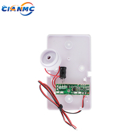 Mini kabel strobo sirene dengan lampu merah berkedip & Alarm suara 5V 12V 24V 220V untuk sistem Alarm