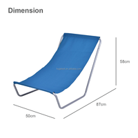Chaise pliante de camping légère en métal, chaise longue de plage avec sac de transport pour jardin extérieur