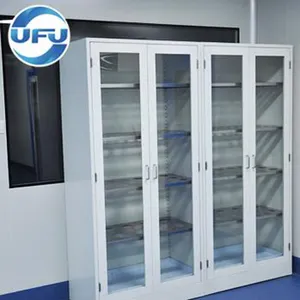 UTEC-armario de oficina de acero completo, archivador de 2 puertas con puerta oscilante