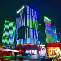 Projecteur Linéaire LED Aluminium Décoratif pour Façade Extérieure Paysage IP65 Étanche DMX RGBW "Wall Washer" à Pixels