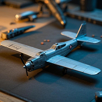 Modèles d'avions en laiton moulé sur mesure OEM ODM, prototypes usinés CNC, usine de moulage sous pression d'aluminium de précision à l'échelle