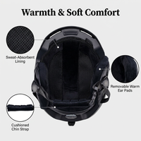 Casque de ski professionnel Platinum de nouvelle conception, casque de ski unisexe pour adultes, résistant aux chocs et ventilé, casque de ski et de snowboard