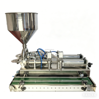 Machine automatique AOC à double tête numérique PLC pour le remplissage de vernis à ongles et de matériaux hautement visqueux dans les bouteilles en plastique PET, précision de 1 %