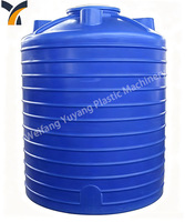 Estructura Modular para un Fácil Mantenimiento, Máquina de Moldeo por Extrusión y Soplado de 3 Capas y 500L para Tanques de Agua de Plástico HDPE