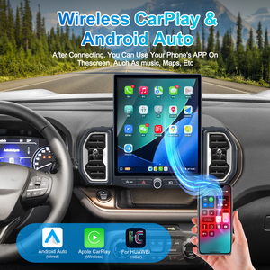 Navihua Nouveau Lecteur DVD Multimédia Android 12 pouces pour Voiture, Autoradio, Moniteur, Carplay, Navigation pour Ford Bronco Sport 2021-2025 - Product Image 2