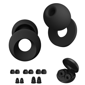 Tapones para los Oídos de Espuma Suave de Seguridad en 5 Tamaños, Reducción de Ruido, Reutilizables, de Silicona, Silenciosos, para Dormir - Product Image 1